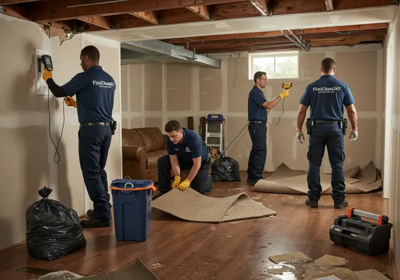 Flood DamageMaterial Assessment and Debris Removal process in Central City, AZ